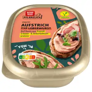 REWE Beste Wahl Aufstrich Typ Leberwurst fein vegan 125g