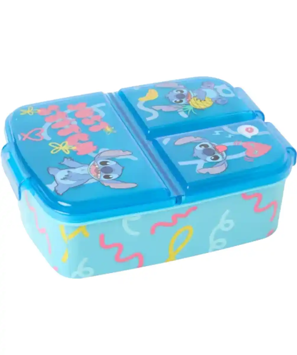 Bild 1 von Stitch Lizenz Brotdose, hellblau
