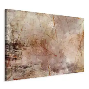 artgeist Leinwandbild, Cappuccino, Ecru, Holz, Textil, Kiefer, rechteckig, 120x80x1.2 cm, Keilrahmen, Bilder und Zubehör, Wandbilder, Leinwandbilder