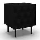 Bild 1 von Nachttisch Roma Schwarz MDF, Schwarz