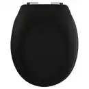 Bild 1 von Spirella Wc-Sitz, Schwarz, Kunststoff, 37x5 cm, Deckel mit Absenkautomatik, passend für alle handelsüblichen WCs, Antirutschnoppen, Badezimmer, WC Ausstattung, WC Sitze