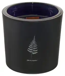 Kerze im Glas Candle in Schwarz, Schwarz