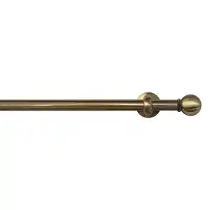 Vorhangstange, Messing, Metall, 300 cm, Wohntextilien, Gardinen & Vorhänge, Gardinen-Stangen