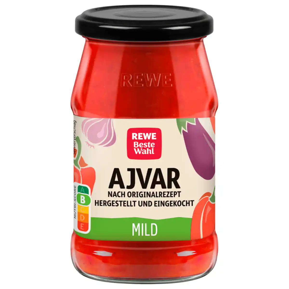 Bild 1 von REWE Beste Wahl Ajvar mild 195g