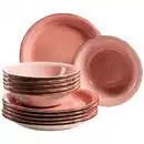 Bild 1 von Mäser Tafelservice, Koralle, Keramik, 12-teilig, handbemalt, Essen & Trinken, Geschirr, Geschirr-Sets, Tafelservice