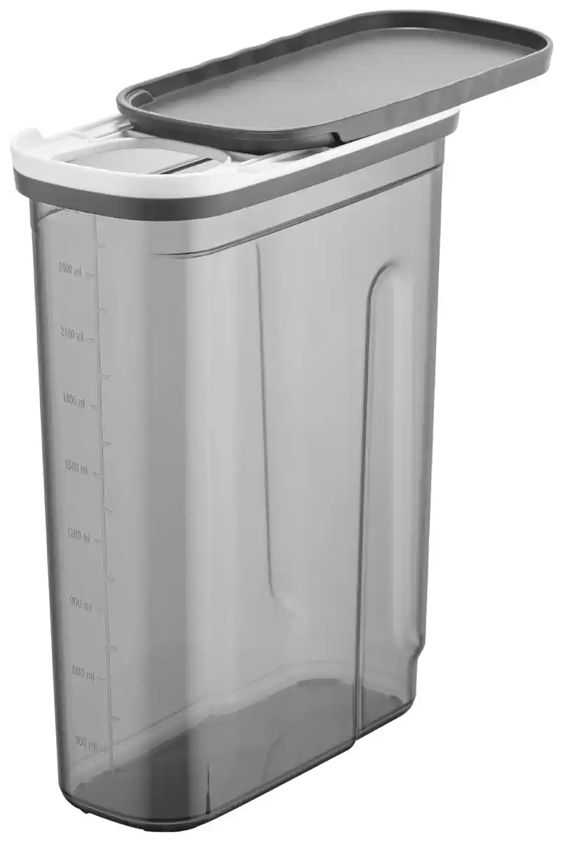 Bild 1 von Schüttdose Blacky in Anthrazit ca. 2,7 l, Anthrazit, Klar