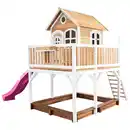Bild 1 von Spielturm, Braun, Lila, Weiß, Holz, Hemlocktanne, 377x291x255 cm, EN 71, CE, FSC 100%, Outdoor Spielzeug, Spieltürme