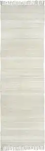 Fleckerlteppich Julia 3 in Creme ca. 70x230cm, Creme