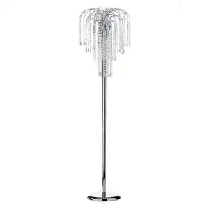 Stehleuchte Pioggia Chromfarben max. 6 Watt, Chromfarben