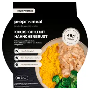 Prepmymeal Kokos-Chili mit Hähnchenbrust 440g
