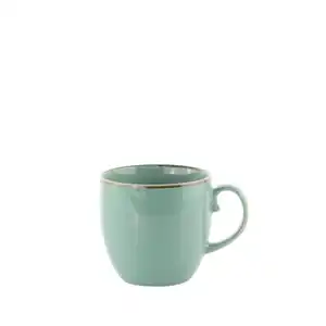 Kaffeebecher Capri aus Porzellan ca. 520ml, Grün
