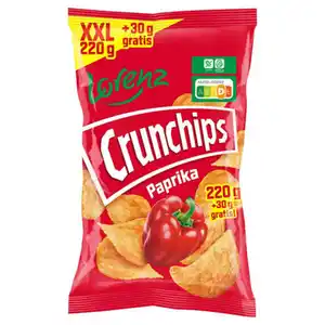 LORENZ Crunchips XXL 250 g, Paprika