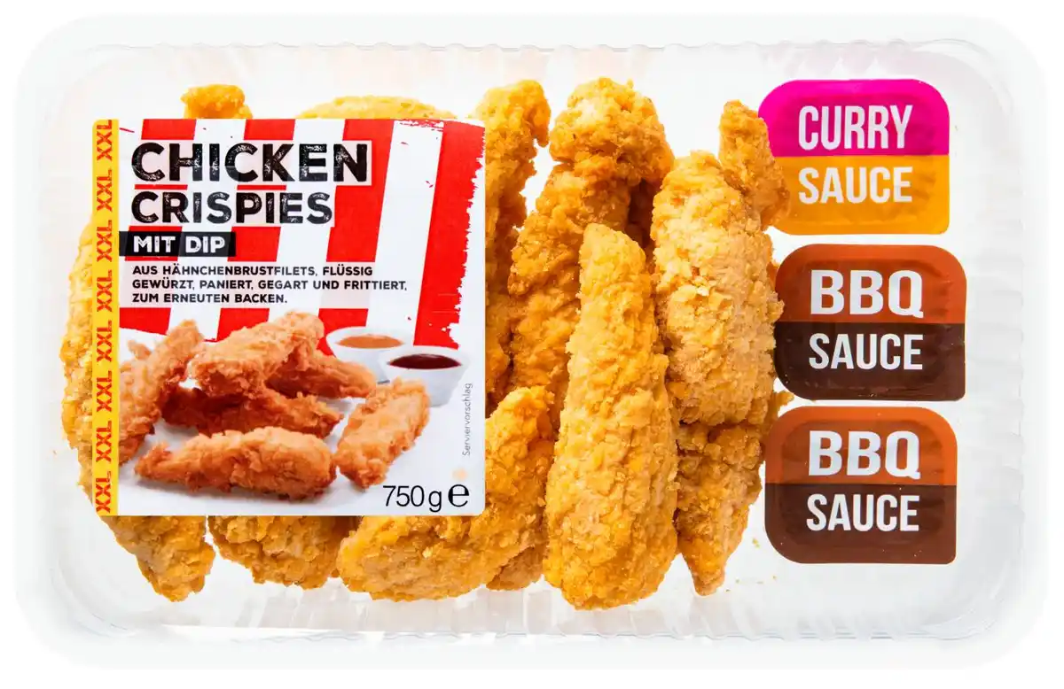 Bild 1 von Chicken Crispies XXL, 750-g-Großpackg.