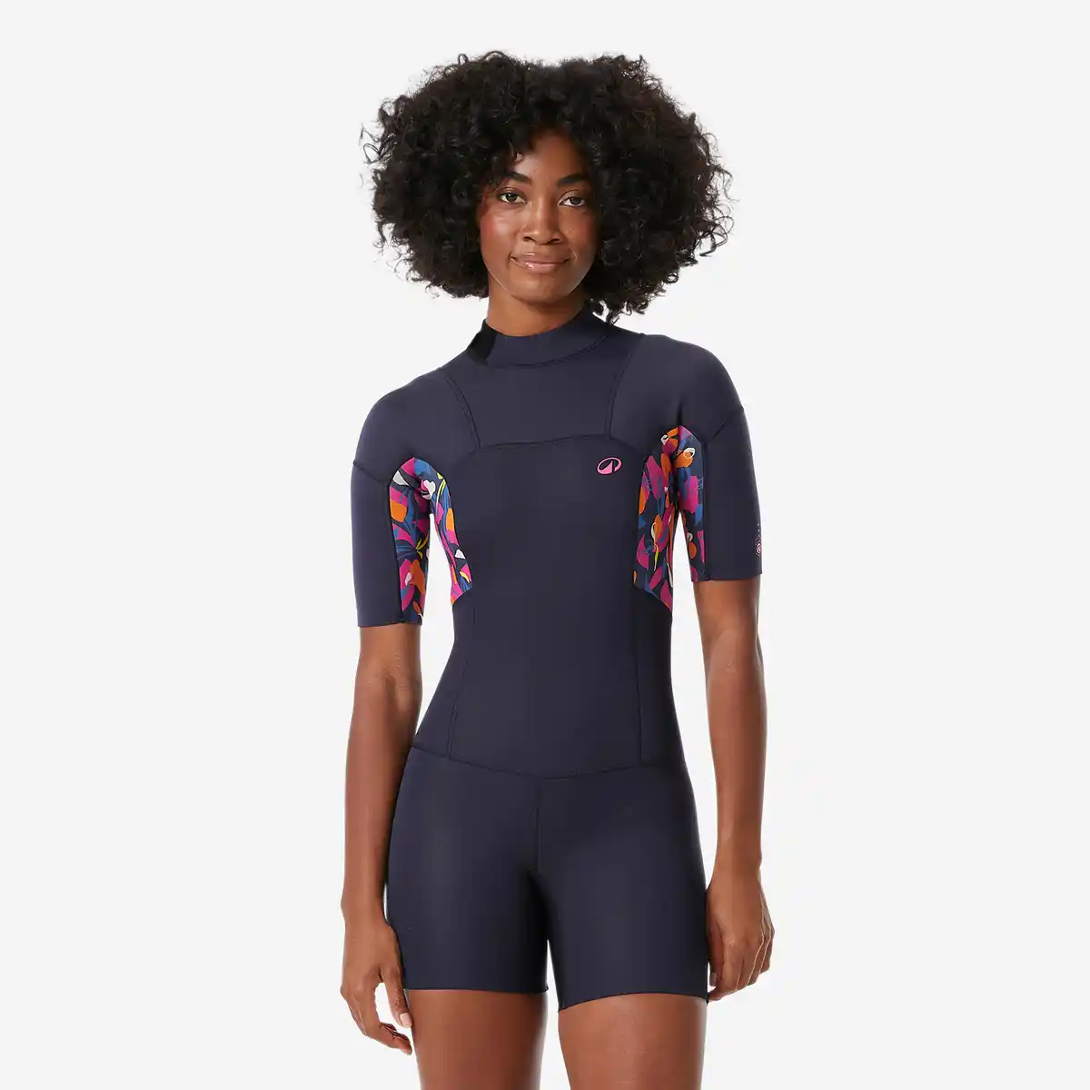 Bild 1 von DECATHLON Neopren Shorty Surfen Damen Rückenreißverschluss 500 Petales 1,5 mm
