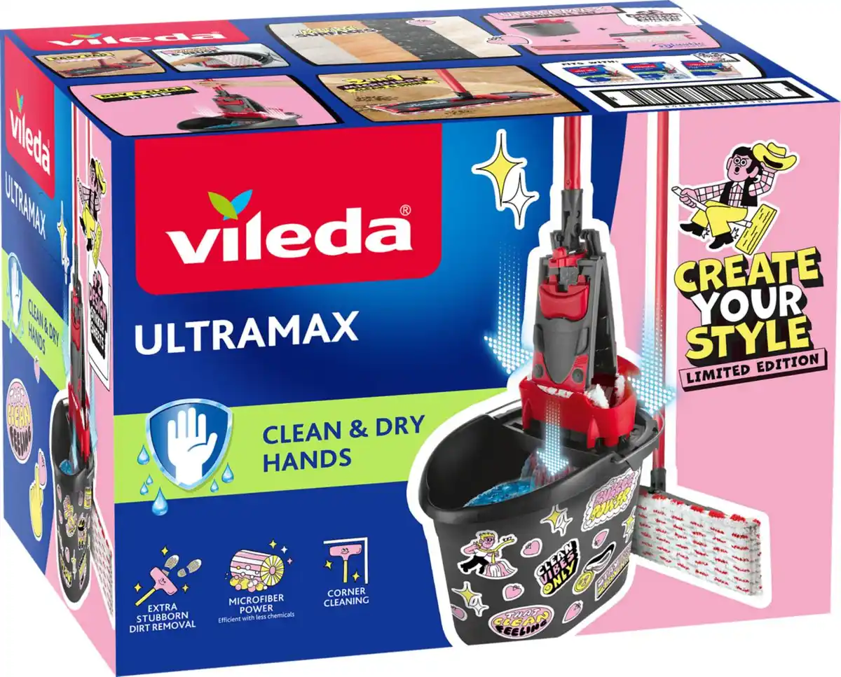 Bild 2 von VILEDA Bodenwischer-Set »ULTRAMAX« (Create Your Style Ltd. Ed.), 3-teilig