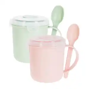 Suppenbecher mit Löffel