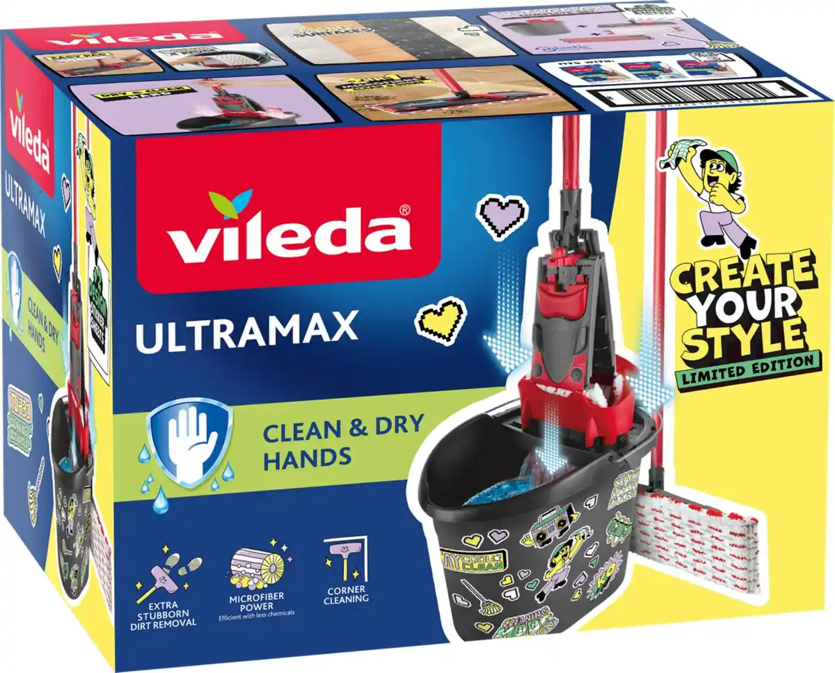 Bild 2 von VILEDA Bodenwischer-Set »ULTRAMAX« (Create Your Style Ltd. Ed.), 3-teilig