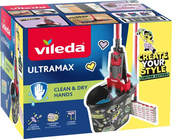 Bild 2 von VILEDA Bodenwischer-Set »ULTRAMAX« (Create Your Style Ltd. Ed.), 3-teilig