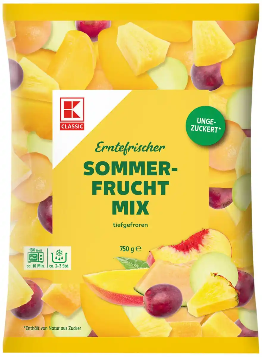 Bild 1 von K-CLASSIC Sommerfrucht-Mix, 750-g-Beutel