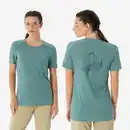 Bild 1 von QUECHUA Wandershirt Damen kurzarm - MH500 grün
