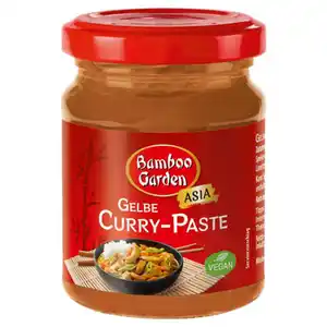 BAMBOO GARDEN Currypaste 125 g, Gelb