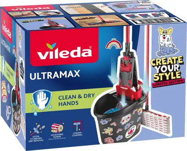 Bild 2 von VILEDA Bodenwischer-Set »ULTRAMAX« (Create Your Style Ltd. Ed.), 3-teilig