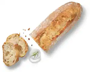 Zwiebelbaguette, Stück
