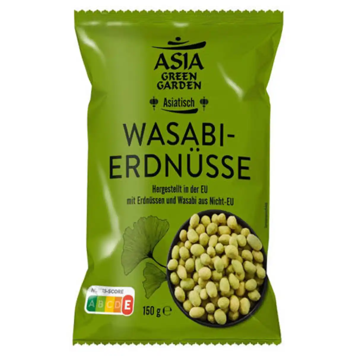 Bild 1 von ASIA GREEN GARDEN Asia-Snack-Mix 150 g, Wasabi-Erdnüsse