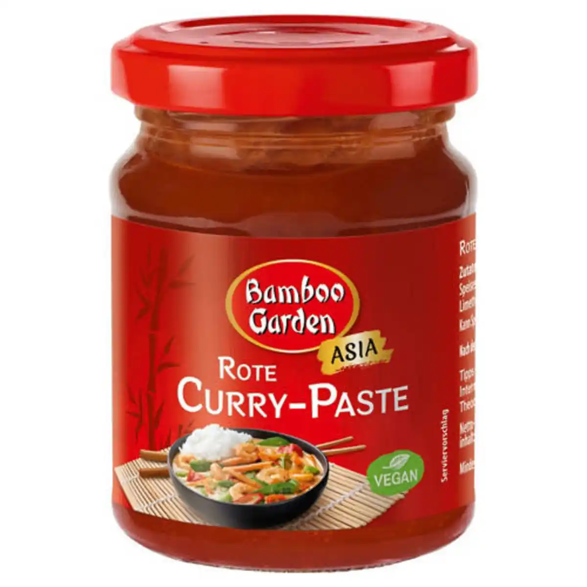 Bild 1 von BAMBOO GARDEN Currypaste 125 g, Rot
