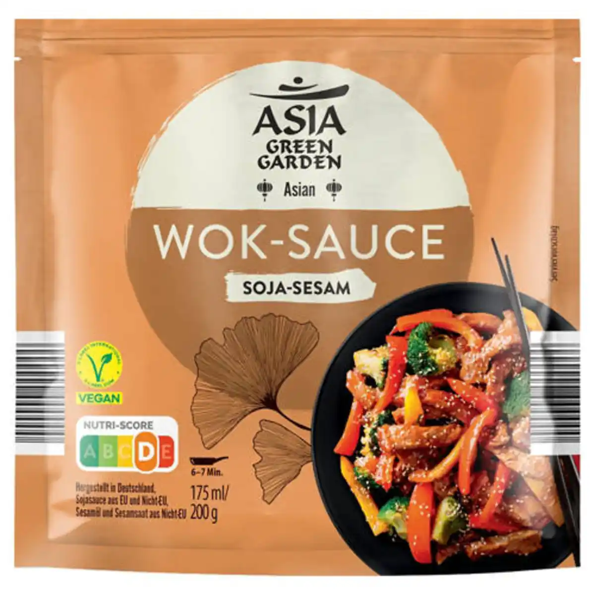 Bild 1 von ASIA GREEN GARDEN Asia Wok-Saucen 200 g, Soja-Sesam