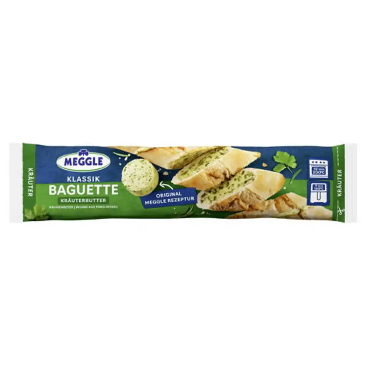 Bild 1 von MEGGLE Baguette 160 g, Kräuterbutter