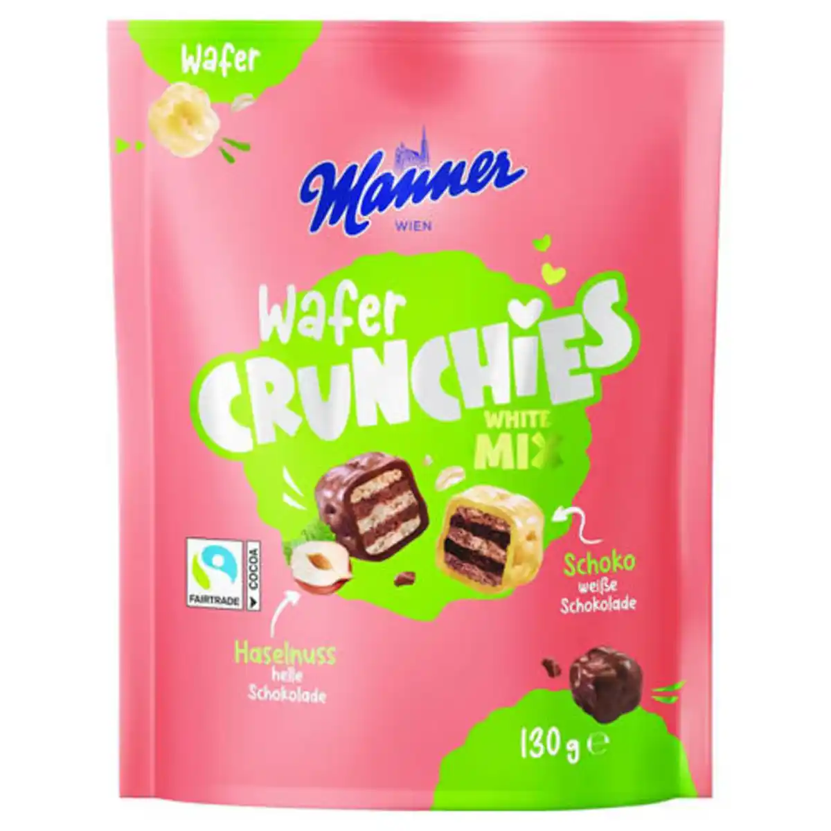 Bild 1 von MANNER Crunchies Mix 130 g, Cookie Crunch