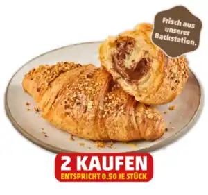 BÄCKERKRÖNUNG Das süße Nuss-Nugat- Creme-Croissant