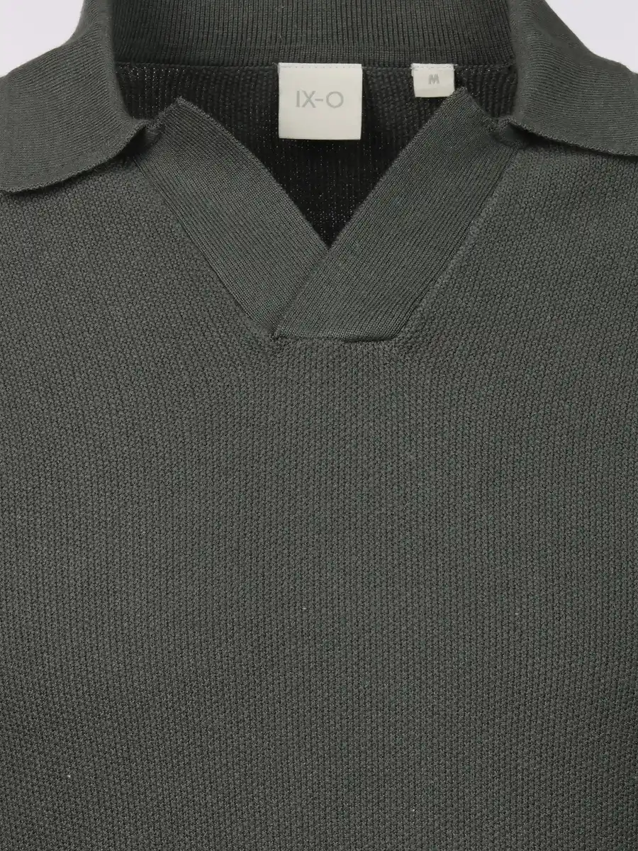 Bild 3 von Herren Poloshirt mit Struktur Grau