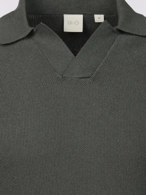Bild 3 von Herren Poloshirt mit Struktur Grau