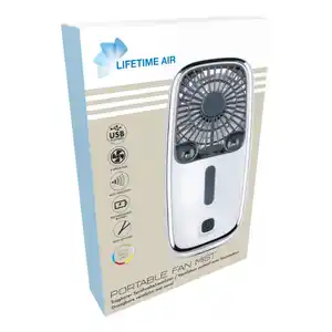 Tragbarer USB-Mini-Ventilator mit Nebelfunktion 5V