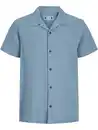 Bild 2 von Jack & Jones Junior JJGLOBAL WAFFLE RESORT Kurzarmhemd Blau