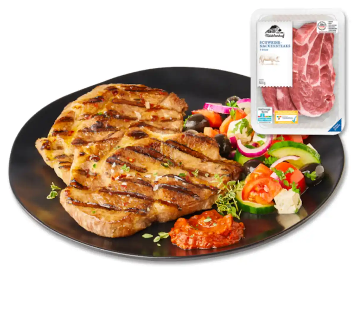 Bild 1 von MÜHLENHOF Frische Schweine-Nackensteaks