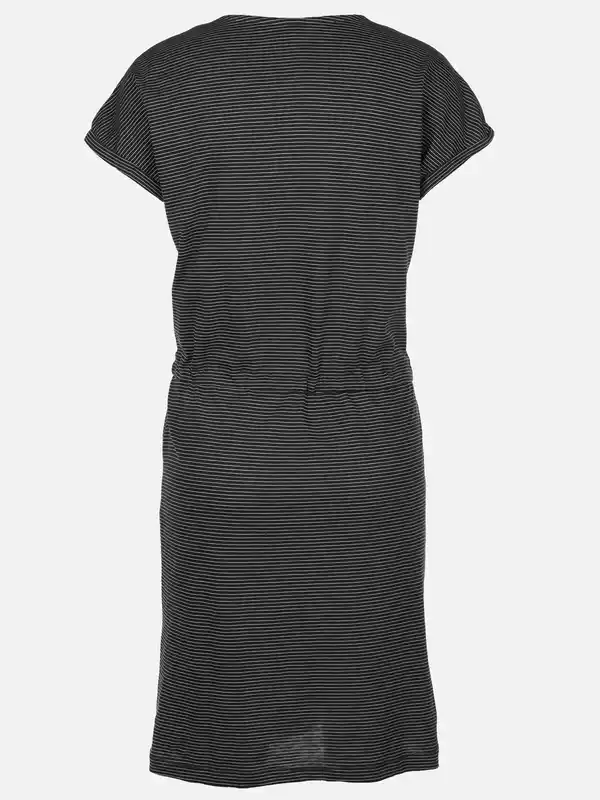 Bild 2 von Damen Jerseykleid mit Streifen Schwarz