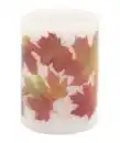 Bild 1 von LED-Echtwachskerze Herbst, weiß