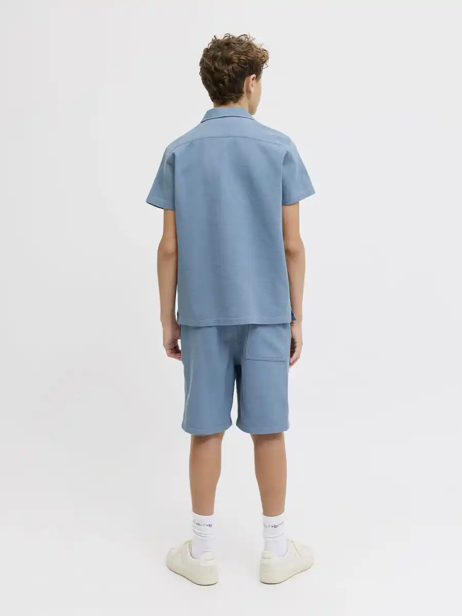 Bild 1 von Jack & Jones Junior JJGLOBAL WAFFLE RESORT Kurzarmhemd Blau