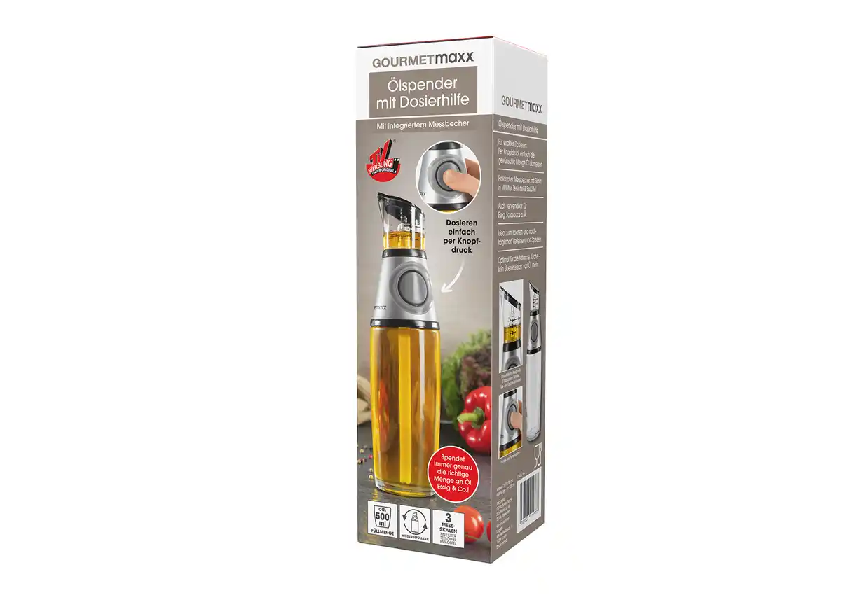 Bild 1 von GOURMETmaxx Ölspender ca. 500 ml Füllmenge