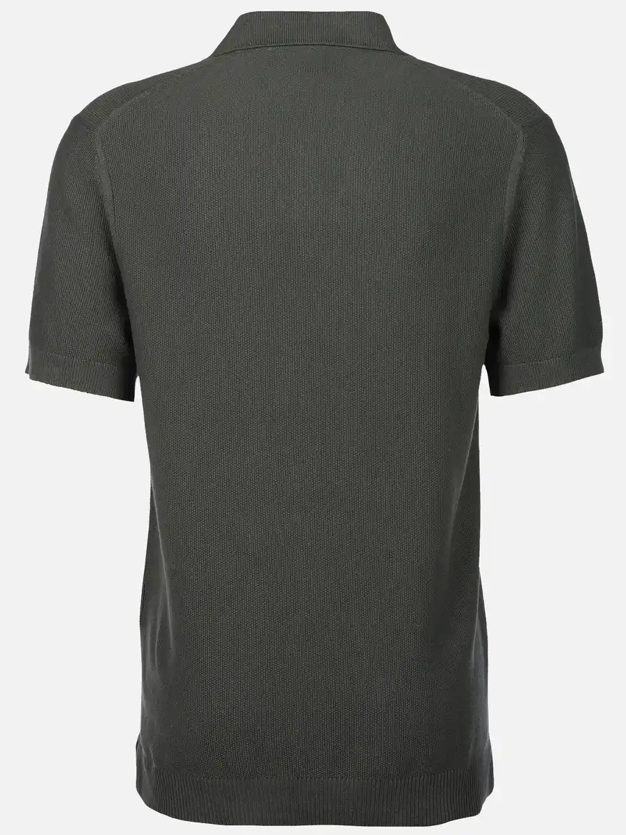 Bild 2 von Herren Poloshirt mit Struktur Grau