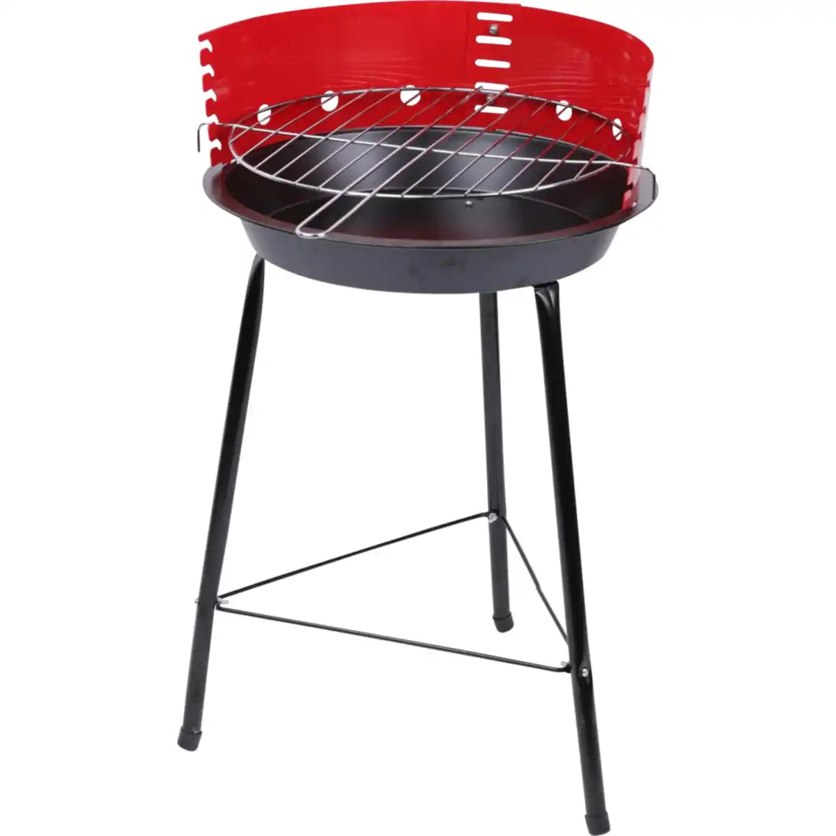 Bild 1 von Campinggrill BBQ rund Schwarz-Rot