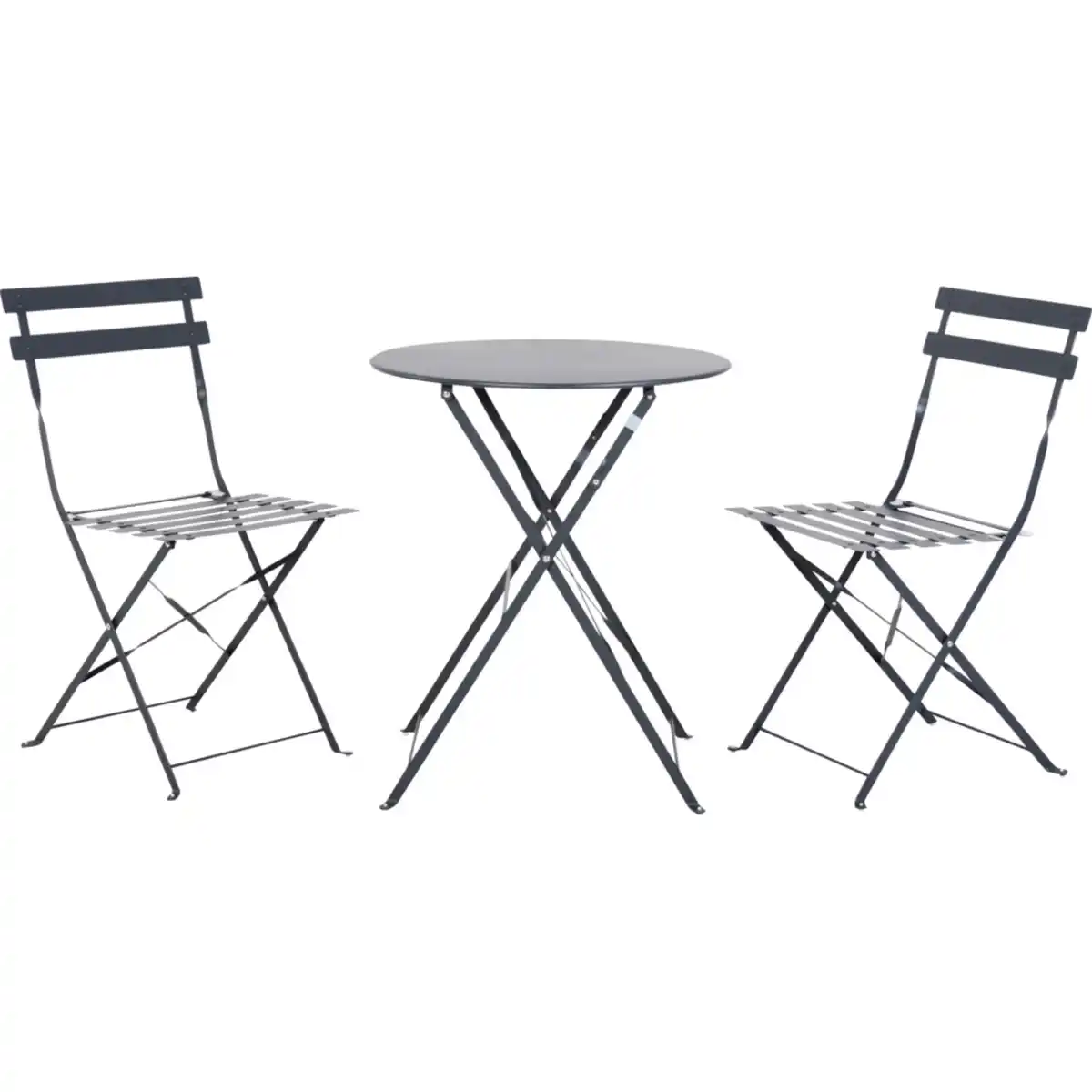 Bild 1 von Bistro-Set 3-teilig klappbar, anthrazit