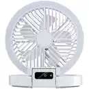 Bild 1 von USB-Tischventilator mit Lichtring 1200 mAh, weiß