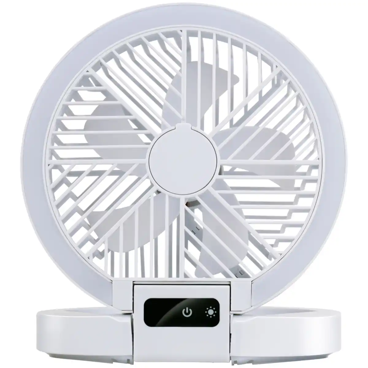 Bild 1 von USB-Tischventilator mit Lichtring 1200 mAh, weiß