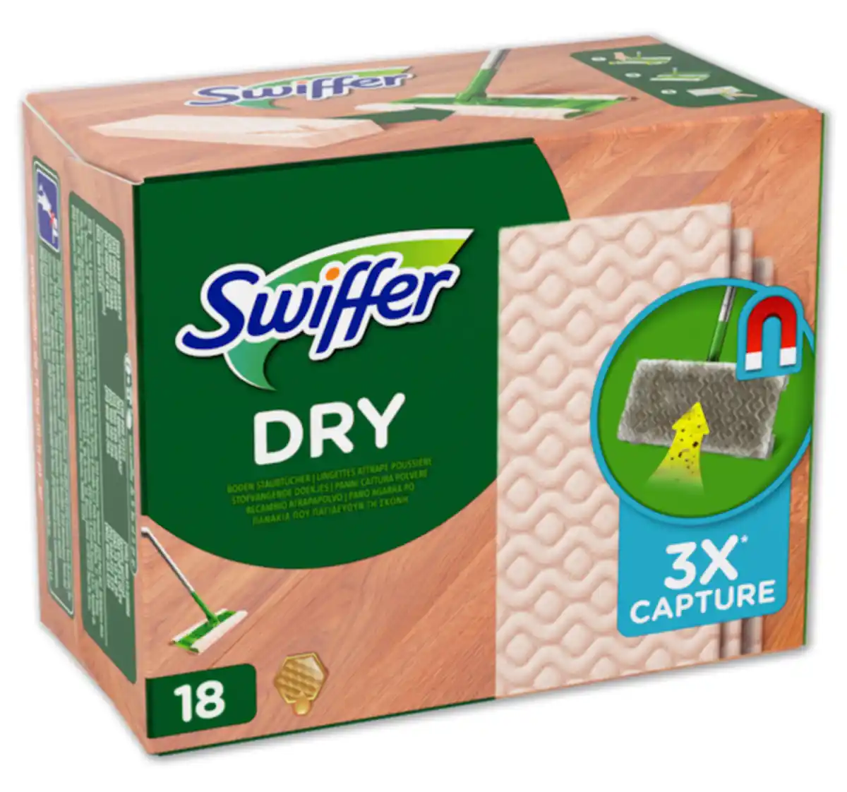 Bild 1 von SWIFFER Holz-und-Parkett-Bodenwischtücher DRY*