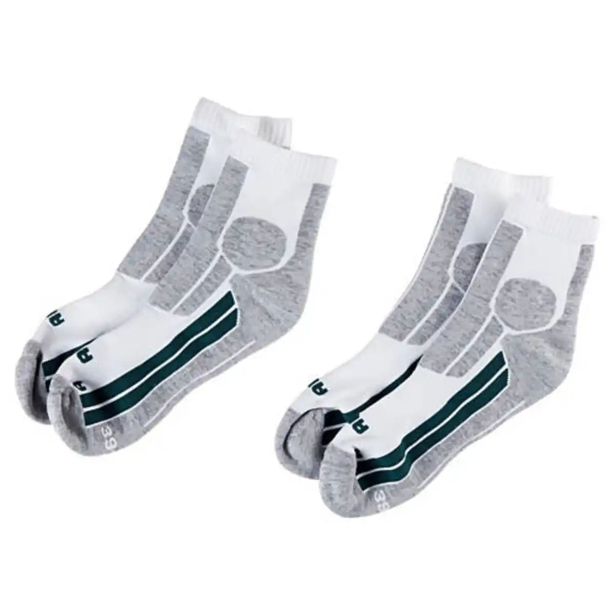 Bild 1 von CRANE Damen oder Herren Socken 2er-Pack, Ankle, Weiß, 35/38