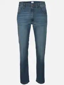Herren Jeans mit geradem Bein Blau
